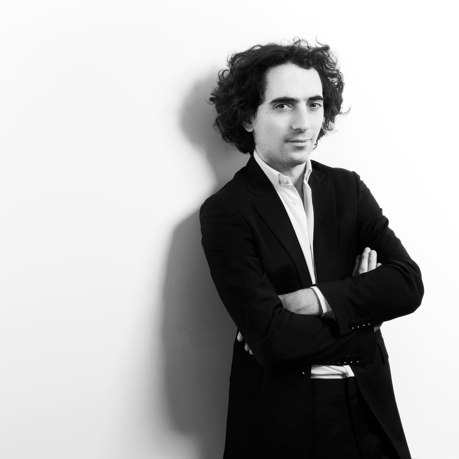 Portrait corporate noir blanc