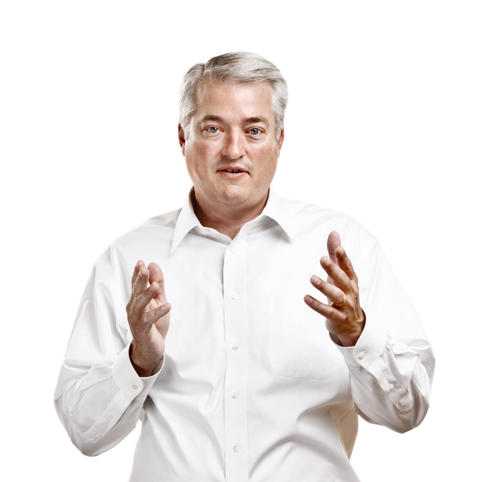 Portrait corporate fond blanc