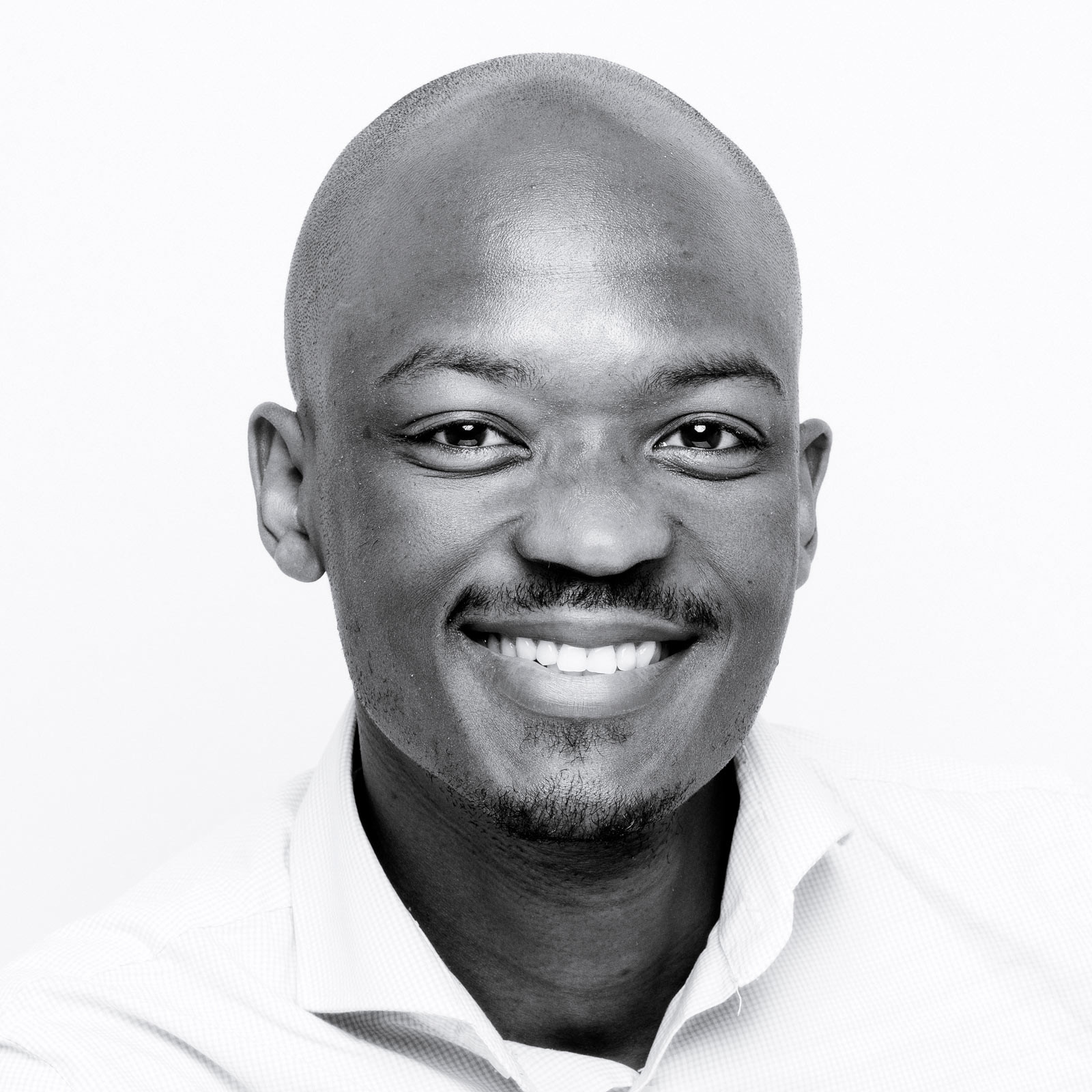 Portrait corporate noir blanc