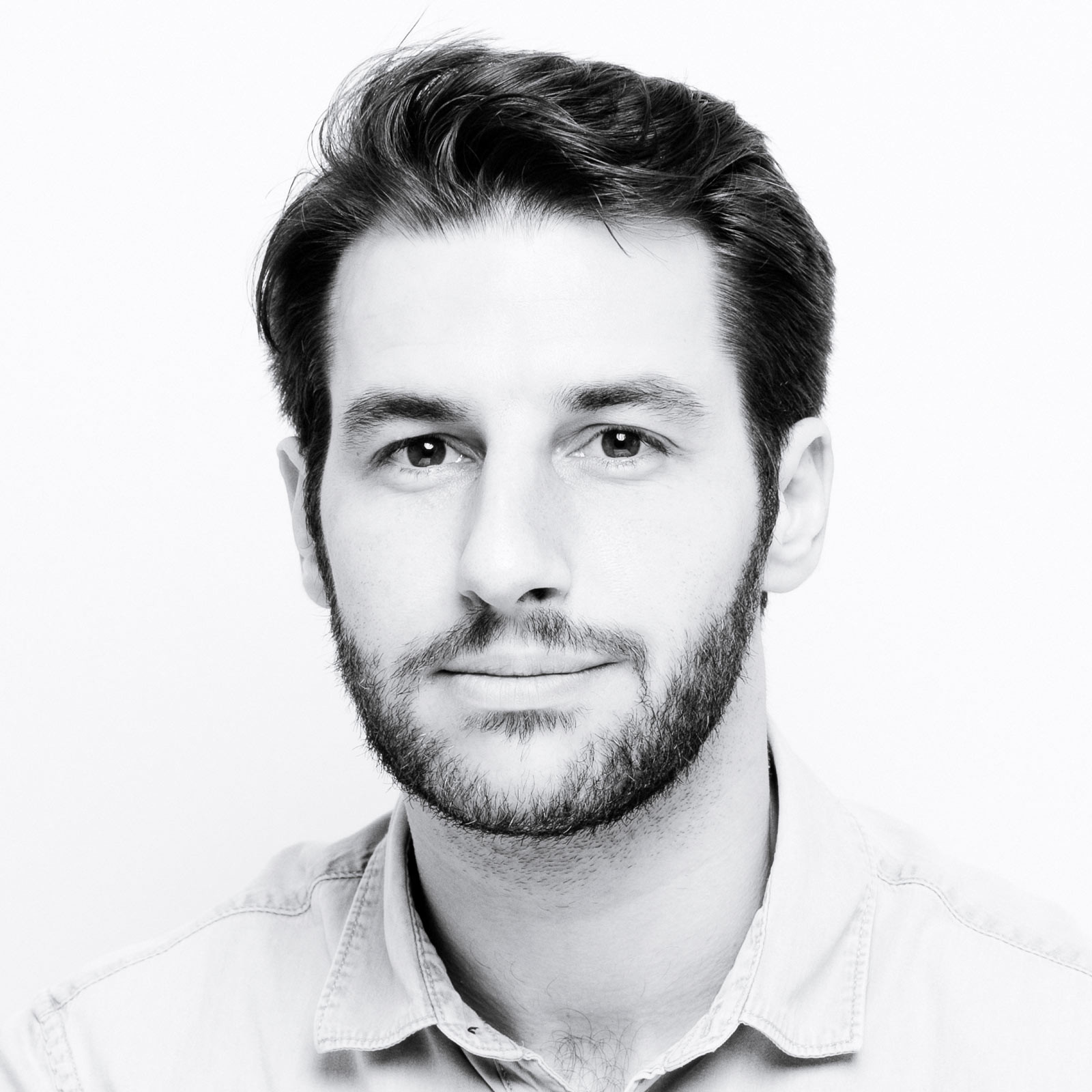 Portrait corporate noir blanc